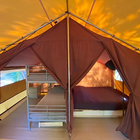 Camping la Kahute, tente lodge au coeur de la forêt Carcans Exterior foto