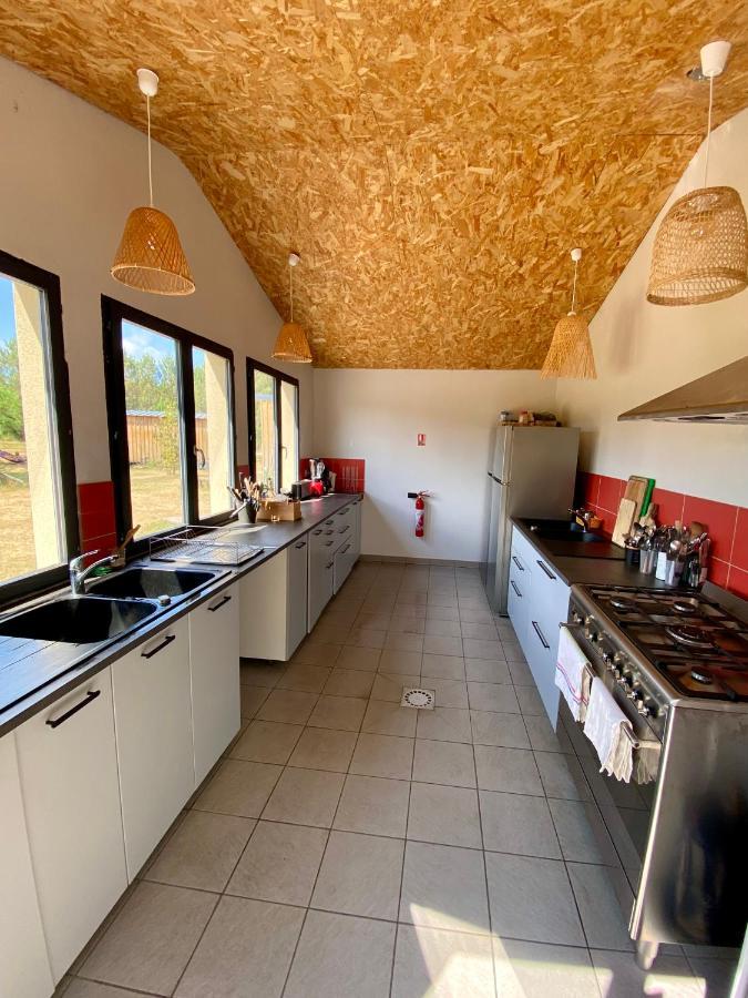 Camping la Kahute, tente lodge au coeur de la forêt Carcans Exterior foto